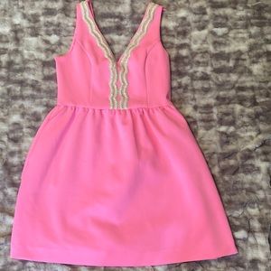 Gorgeous pink and gold dress!